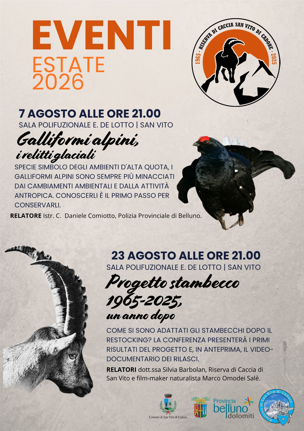 CAI - Eventi fauna ambientale 2026